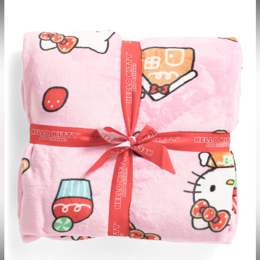 Twin Hello Kitty Candy Land Blanket 🍭🍬